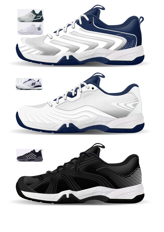 Tennis Sneakers – Cushioned, Anti-Slip, Customizable
